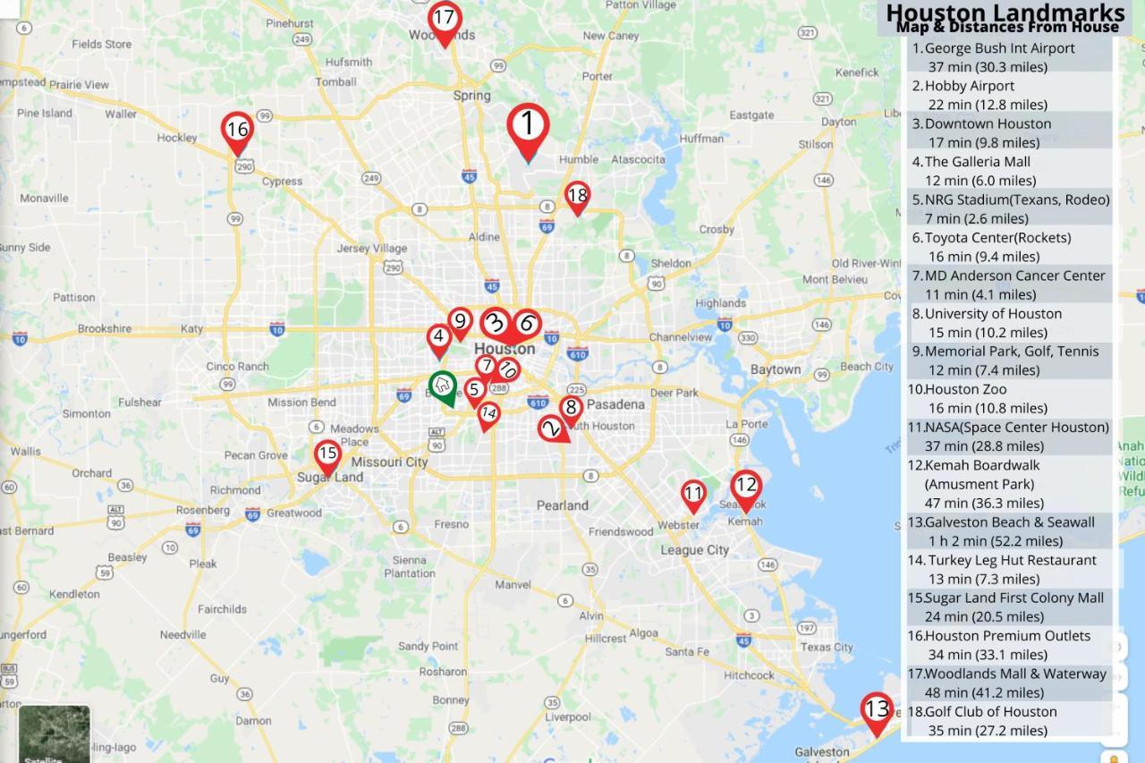 Rodeo, Grb, Nrg, Galleria, Medical Center, Mm Park, Galveston - Breakwood Хюстън Екстериор снимка